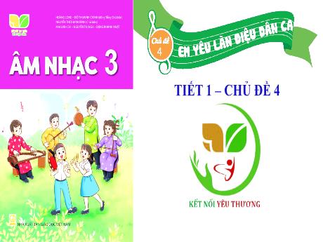Bài giảng Âm nhạc 3 (Kết nối tri thức) - Tiết 1, Chủ đề 4: Em yêu làn điệu dân ca - Trần Trọng Tuyến