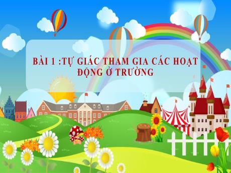Bài giảng Đạo đức 1 (Kết nối tri thức) - Bài 1: Tự giác tham gia các hoạt động ở trường - Mai Thị Quảng