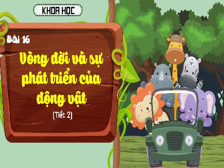 Bài giảng Khoa học 5 (Kết nối tri thức) - Bài 16: Vòng đời và sự phát triển của động vật (Tiết 2) - Năm học 2024-2025 - Nguyễn Thị Minh