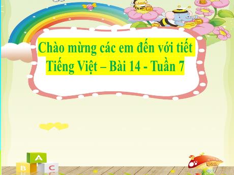 Bài giảng Tiếng Việt 2 (Kết nối tri thức) - Bài 14: Em học vẽ - Năm học 2024-2025 - Nguyễn Thị thu