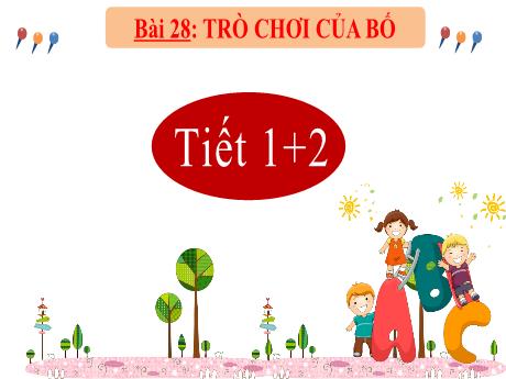 Bài giảng Tiếng Việt 2 (Kết nối tri thức) - Bài 28: Trò chơi của bố - Năm học 2024-2025 - Nguyễn Thị thu