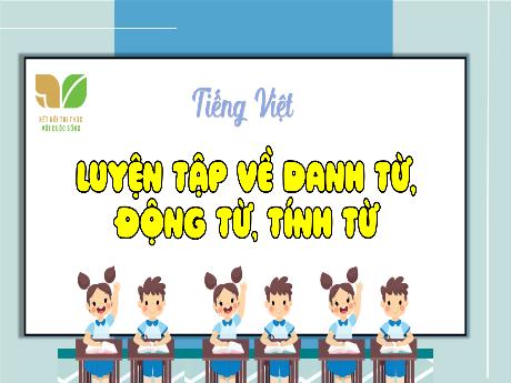 Bài giảng Tiếng Việt 4 (Kết nối tri thức) - Bài: Luyện tập về danh từ, động từ, tính từ - Năm học 2024-2025 - Nguyễn Khoa Thương