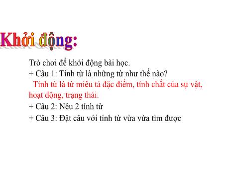 Bài giảng Tiếng Việt 4 (Kết nối tri thức) - Bài (Luyện từ và câu): Dấu gạch ngang - Năm học 2024-2025 - Võ Thị Tuyên